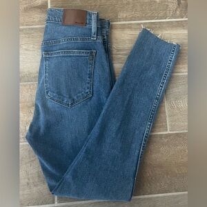 MADEWELL 10” High-rise Skinny Jeans Size 25